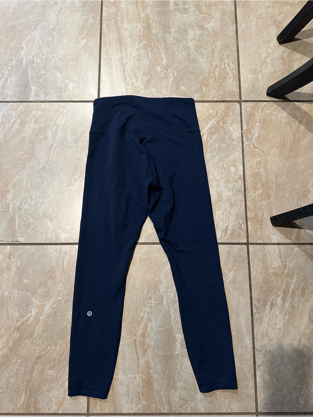 True Navy Lululemon Wunder Train Leggings Size 8 - Picture 4 of 4
